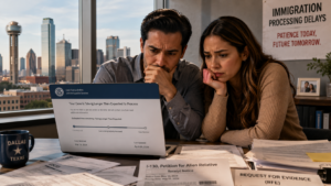 marriage green card wait time Dallas